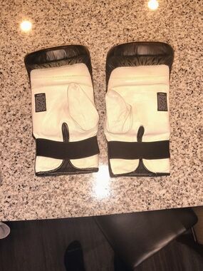Vintage 90s Ringside Contender Real Leather Boxing Gloves - RARE XL 10.6oz
